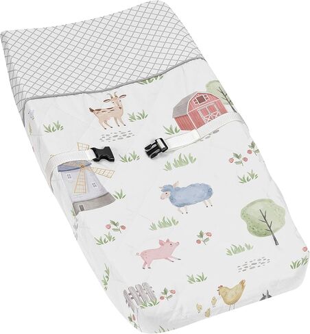 Sweet Jojo Designs Cow Print Girl Boy Gender Neutral Unisex Baby Changing Pad Cover Infant Newborn Diaper Table Change Mat Sheet Brown Vintage Country Animal Print for Western Cowgirl Southwest Beige in Saudi Arabia