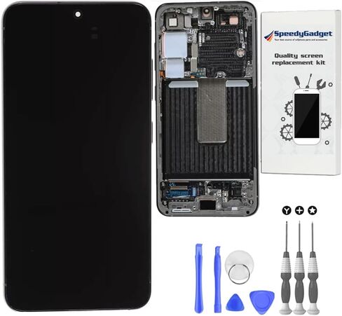 [Original Quality] S23 Screen Replacement for Samsung Galaxy S23 6.1" AMOLED Display Touch Digitizer with Lavender Frame – LCD Assembly Replacement in Kuwait