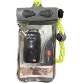 Aquapac Keymaster Waterproof Car Key Pouch for Swimming, Surfing or Kayaking - Underwater Waterproof Money Holder - Clear Plastic Carrier Pouch Camping Accessories - Universal Waterproof Card Case