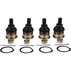(4 Pack) Ball Joint 3B4-23579-01-00 3B4-23579-00-00 Compatible for Yamaha ATV Kodiak 450 700 Grizzly 550 700