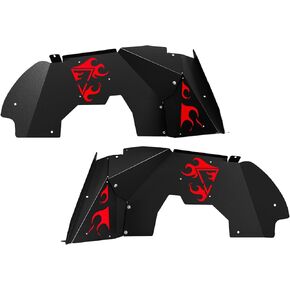 Front Inner Fender Liners,2PCS Steel Wheel Well Liners Cover,Wheel Mud Guards Flares,Bolt-on Style Splash Guards Compatible with 2018-2023 Jeep Wrangler Accessories JL & JLU Unlimited,2 & 4 Door in Kuwait