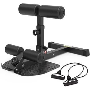 leikefitness Deep Sissy Squat Bench Core Workout Multifunctional Leg Exercise Machine for Home Gym