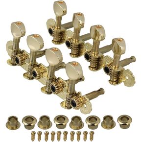 Type1 Gold Metal Machine Heads Tuning Pegs Button Instruments Accessories Replacement for Mandolin