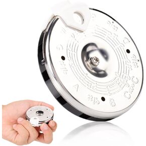 13 Tone Pitch Pipe Tuner, Sensitive Chromatic C-C Tuner with Case Instrument Accessories