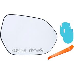 Passenger Side Mirror Glass Replacement Compatible with Toyota Camry 2018-2024, Corolla 2019-2024, PRIUS 2016 – 2023, Prius Prime 2017 – 2022, Non Heated Without Auto Dimming