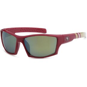 NFL Siskiyou Sports Fan Shop San Francisco 49ers Edge Wrap Sunglasses One Size Team Color