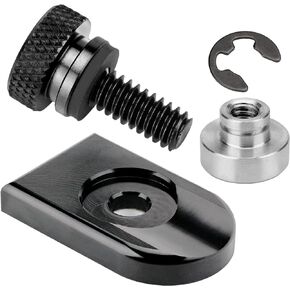 Motorcycle Seat Bolt Screw Rear Fender Knurled Mount Screw 1/4"-20 Thread Replacement for Harley Touring Sportster Dyna Softail Road King Electra Street Glide 1996-2023