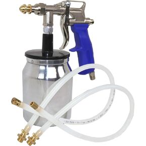 Heavy Duty Siphon Undercoating Gun with Wands; Sprayer for Truck Bedliner, Undercoating and Other Thick Liquids