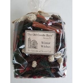 Winter Wishes Potpourri Large Bag - Perfect Winter or Christmas Decoration or Bowl Filler - Well Scented and Made in The USA