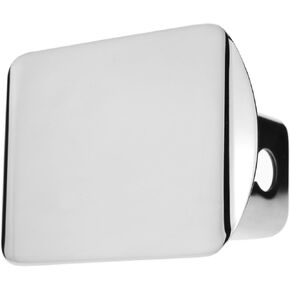 LFPartS Polished Stainless Steel Blank Trailer Metal Hitch Tube Cover Fits 2" Receivers (Chrome)