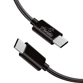 USB 4 Video Cable 3Ft 40Gbps Compatible with Thunderbolt 4, 100W USB C Cable 5K@60Hz 8K@30Hz or Dual 4K Video Fast Charging