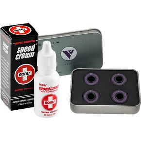 Quantum Vector Series Bearings Pack of 8 w/Bones Speed Cream