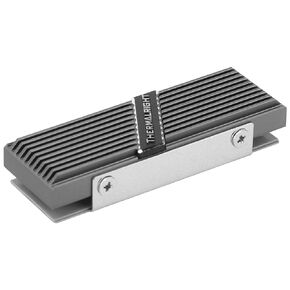 Thermalright TR-M.2 2280 Type A B 2280 heatsink for SSD Cooling M.2 2280 heatsink Cooler, Aluminum, with 2 Thermal Conductivity, Desktop High Performance SSD Cooler, Black