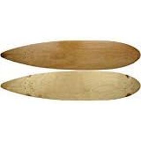 Moose Longboard 9" x 43" Pintail Deck Natural
