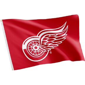 Desert Cactus Detroit Red Wings Flag NHL 100% Polyester Indoor Outdoor 3x5 feet National Hockey League Team Flags (Design #1)