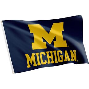 Desert Cactus University of Michigan Flag Wolverines UM U of M Flags Banners 100% Polyester Indoor Outdoor 3x5 (Design 3) in Kuwait