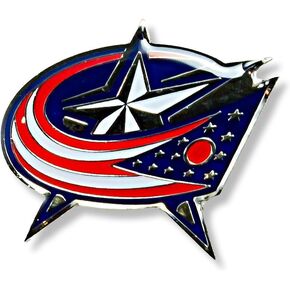 aminco NHL Columbus Blue Jackets Team Logo Pin, team color (NHL-PN-001-30)