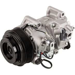 AC Compressor & A/C Clutch For Toyota Camry Highlander Sienna Avalon Lexus RX350 ES350 V6 non-Hybrid - BuyAutoParts 60-03936NA New
