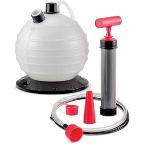 Powerbuilt Oil and Fluid Extractor 6.3 Quart (6 Liter), Manual Liquid Pump Extract and Transfer, Automotive, Engine, Transmission, Radiator, 647570