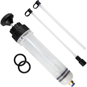 200cc Oil Extractor Pump, Syringe Style Manual Automotive Pump, Brake Fluid Extractor for Transmission Gear Oil Brake Fluid Changes Extraction Fill