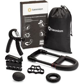 6 Piece Forearm & Hand Grip Strengthener Set | Hand Strengthening Training Set | Finger and Wrist Strengthener With Adjustable Resistance | Strength Training Equipment in Saudi Arabia