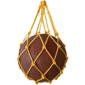 Football Accessories Basketball Mesh Net Bag Single Ball Carrier for Carrying Basketball Volleyball Soccer