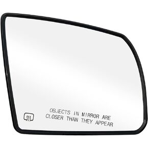 Left Driver Side Heated Mirror Glass Replacement For 2008-2017 Toyota Sequoia 2007-2020 Toyota Tundra Driver Side Mirror - For Toyota Tundra Sequoia Driver Side Mirror Glass Mirrors With Rear Holder