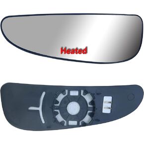 Replacement Driver Left Side Extension Long Arm Mirror Upper Main Glass Heated with Back Plate for Ram Promaster 1500 2500 3500 from 2010 to 2023