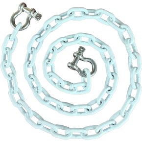 lifstar Marine Anchor Chain with Shackles, Anti-Rust, Lead Chain for Boats, Fishing, Sailing Use