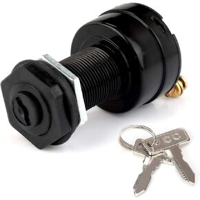 Roykaw Electric Golf Cart Ignition Key Switch Starter Switch for Club Car DS 101826201 1996-Up 36/48 Volts