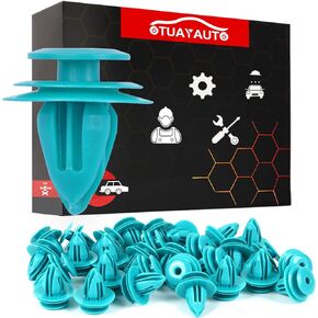OTUAYAUTO 50PCS Fender Flare Clips - Molding Retainer Clips Replacement for Toyota 4Runner, FJ Cruiser, Highlander, RAV4, Tacoma - Push Door Trim Fastener - Replace OEM: 75495-35010 75397-35010