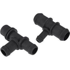 HVAC Heater Hose Tee Connector for Ford Transit Connect 2010-2013 / Heater Pipe Connector/Durable / 1 Set Black