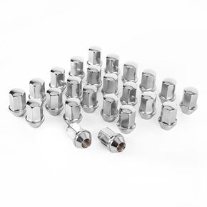 YIZBAP 20PCS 14x1.5 Lug Nuts Black, M14x1.5 OEM Factory Mag Washer Style Lug Nuts 1.77" Tall 7/8'' (22mm) Hex for Sequoia Landcruiser Tundra Lexus LX470 LX480