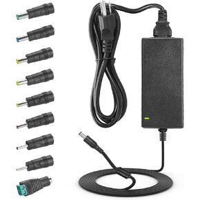 48V 1.25A 60W Power Supply Adapter Compatible with Netgear ProSafe GS108PE GS108PE-100NAS Pro Safe GS108 PE GS108PEv3 GS108PE-300NAS Gigabit PoE Switch WS-PS-48V60W 48VDC 1.25A 60W Power Supply.