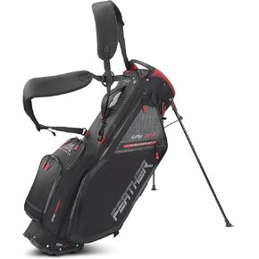 Big Max Dri Lite Feather: Ergonomic Ultra-Lightweight Golf Bag, 5-Way Golf Club Divider, Easy Access Water-Repellent Pockets and Integrated Cooler Bag for Beverages