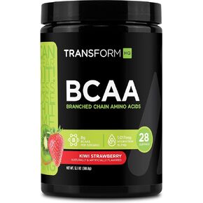 TransformHQ BCAA 2:1:1 Powder - (Raspberry Lemonade) 28 Servings - Perform - Gluten Free, Non-GMO
