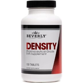 Beverly International Density, 150 tablets. Essential Amino Acids (EAAs). Boost Your Body's EAAs and Build Muscle Easier with Density. Complete and Balanced formula. Unlock Your VEGAN Potential!