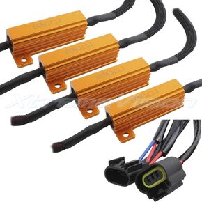 XtremeVision® LED Anti Flicker Resistor Decoder Plug and Play Error Free (1 Pair) - H13 / 9008