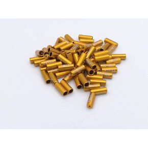 4mm Aluminum AL6061 Alloy Bike Derailleur Shifter Cable Housing End Caps Ferrules,50pcs/Bag