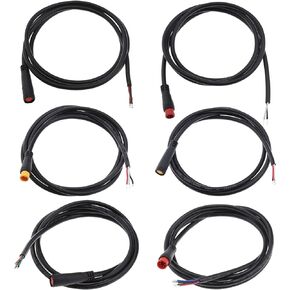 Micro Traders Pair of IP65M8 Waterproof Extension Cable 2/3/5 Pin Male and Female Ebike Electric Gear Sensor Scooter Cable 24AWG