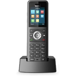 Yealink W59R Cordless Ruggedized DECT IP Phone, Base Station Not Included, 1.8-Inch Color Display, Power Adapter Included