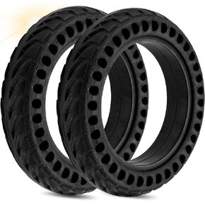 SPORTYOUTH Solid Tires 8.5x2 inches for Xiaomi Mijia M365/M365 Pro Electric Scooter Gotrax gxl/XR/V2, 8 1/2 x2 Replacement Scooter Front or Rear Spare Honeycomb Tires - Black