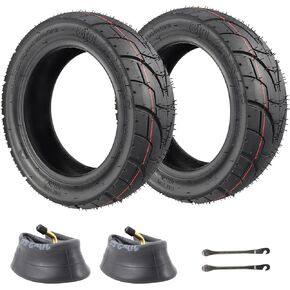 2-pack 10 inch scooter tires,80/65-6 Replacement Thickened Pneumatic Tyres Compatible with Apollo 2022 explore Electric Scooter E-Bike Tires Inner Tubes