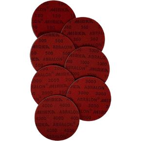 Ebonite Bowling Ball Resurfacing Kit (Set of 7 Abralon Pads)