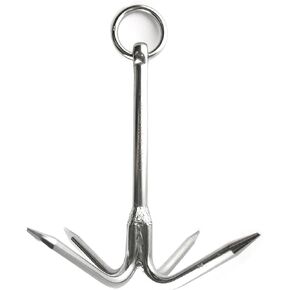 US Stainless Stainless Steel 316 Hook Anchor 8" (200mm) Marine Grade Grapple Grappling Hook in Kuwait