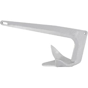 ISURE MARINE Hot Dipped Galvanized Steel Anchor Bruce Claw Force Anchor