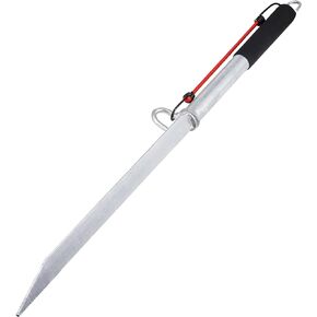 VEVOR Sand Spike Boat Anchor Pole, 36" Galvanized Carbon Steel Slide Anchor Shore Spike, Self-Hammering Beach Spike Anchor for Small Boat Jetski Pontoon Kayak, with Oxford Storage Bag and Bungee Cord