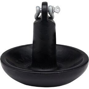 Seachoice Mushroom Anchor, Vinyl Coated Cast Iron, 30lbs, for Boats up to 28 ft.