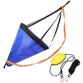 MOOCY Drift Sock with Harness Buoy,Ocean Anglers Fishing Drogue Sea Anchor for Boat/Kayak/Pontoon