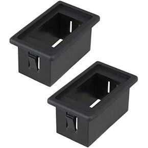 2 Pack Rocker Switch Panel Housing kit Separate Fireproof ABS Plastic Switch Holder